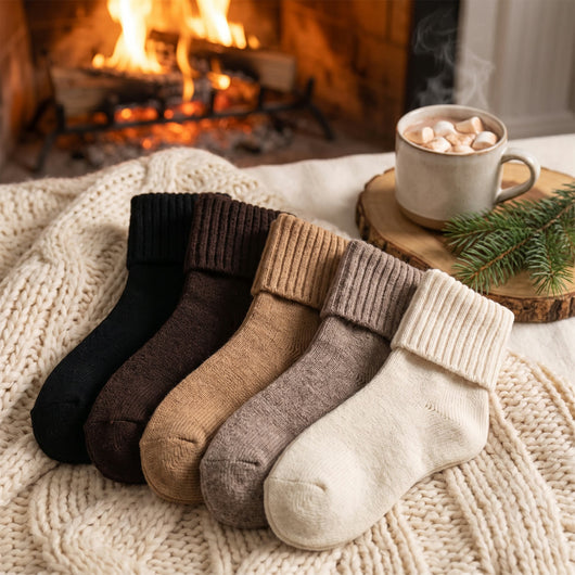 Fireside Socks – Cozy Slouch Socks (5 Pairs)