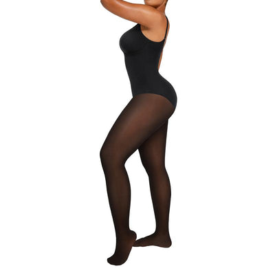 Women’s Tummy Control Fleece-Lined Sheer Tights
