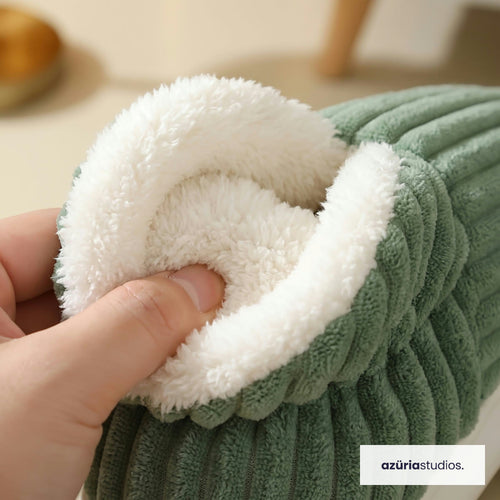 Fireside Slippers – Corduroy Sherpa Slippers