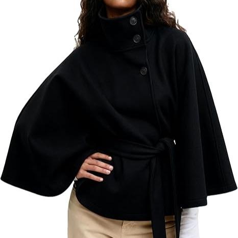 Azüria Wool Cape Jacket