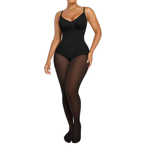 Women’s Tummy Control Fleece-Lined Sheer Tights
