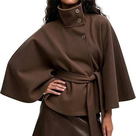 Azüria Wool Cape Jacket