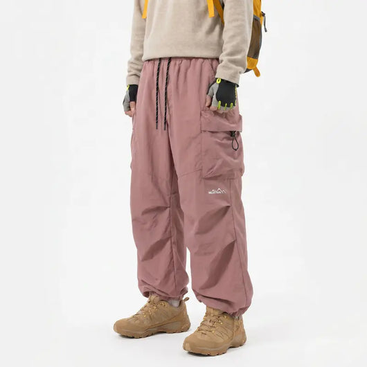Dusty Rose lightweight hiking cargo pants