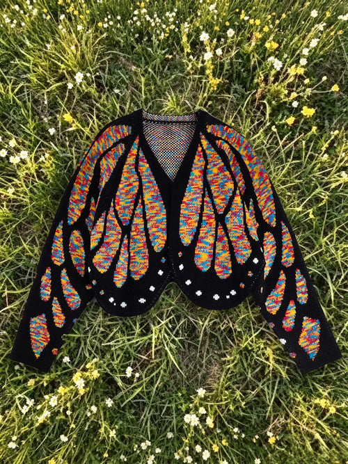 Azuria Butterfly Wings Knit Cardigan