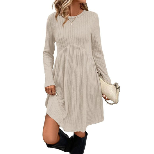 Women’s Ribbed Knit Sweater Dress