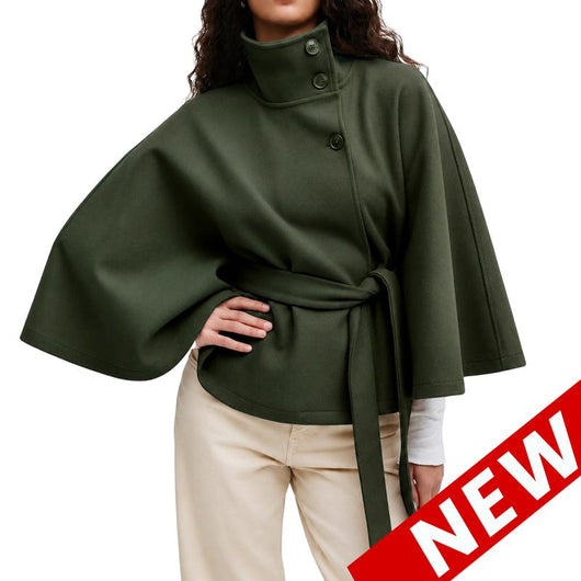 Azüria Wool Cape Jacket