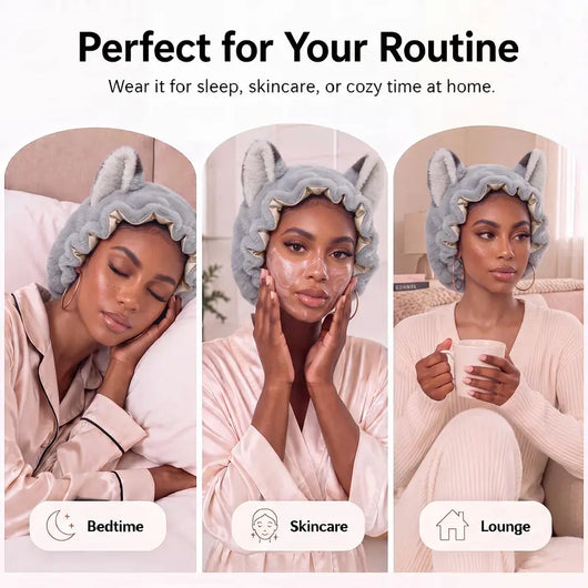 Azüria Teddy Ear Satin Bonnet