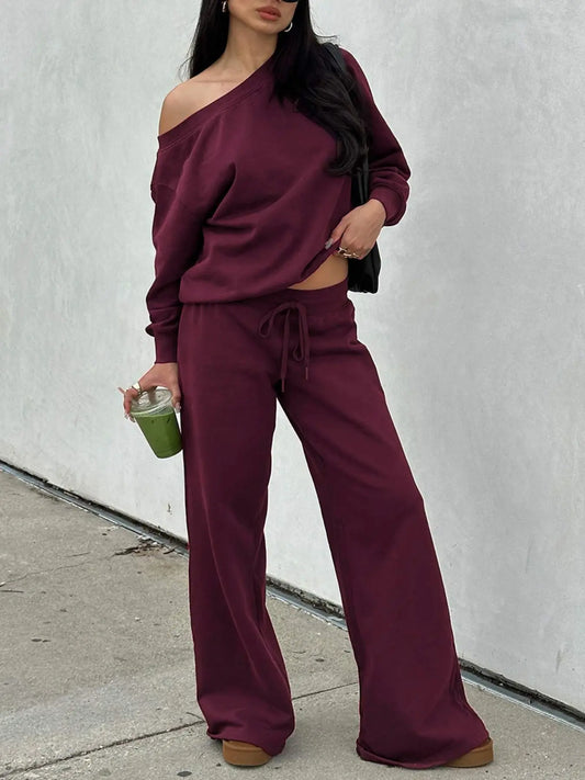 Azüria Off-Shoulder Lounge Set
