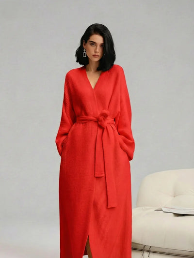 Azuria Plush Double-Sided Fleece Robe
