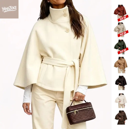 Azüria Wool Cape Jacket