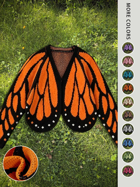 Azuria Butterfly Wings Knit Cardigan