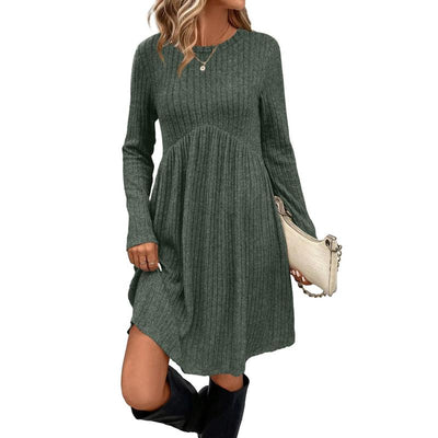Women’s Ribbed Knit Sweater Dress