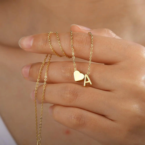Azüria Dainty Initial Necklace