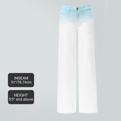 Women’s Curve-Hugging Wide-Leg Jeans