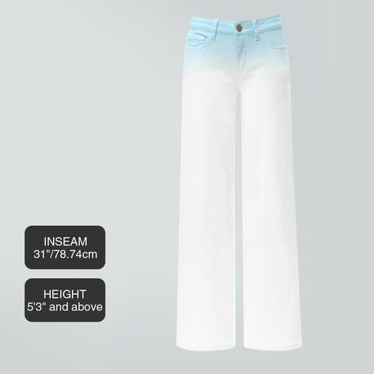 Women’s Curve-Hugging Wide-Leg Jeans