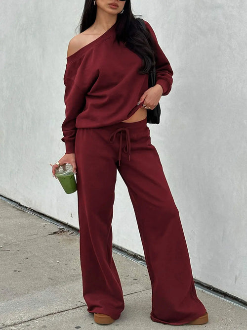 Azüria Off-Shoulder Lounge Set
