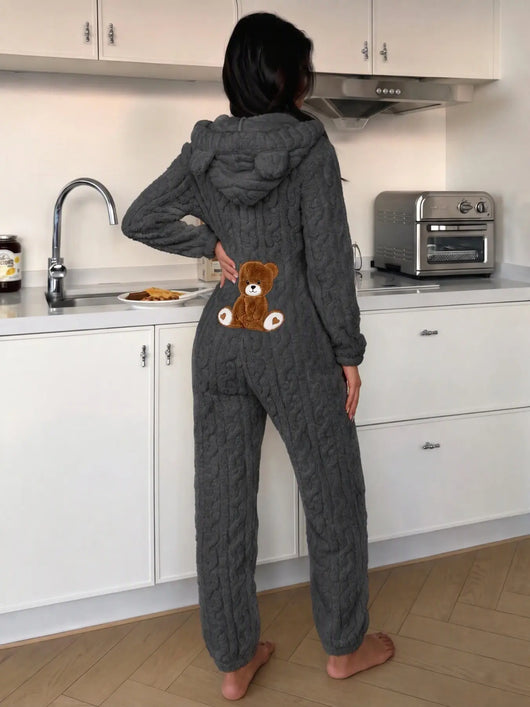 Azüria Plush Teddy Hooded Onesie