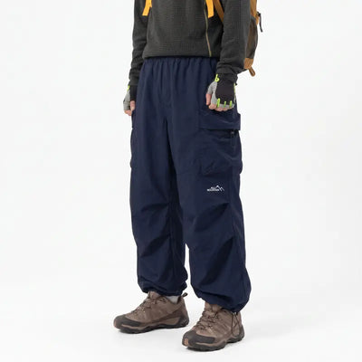 Navy lightweight hiking cargo pants