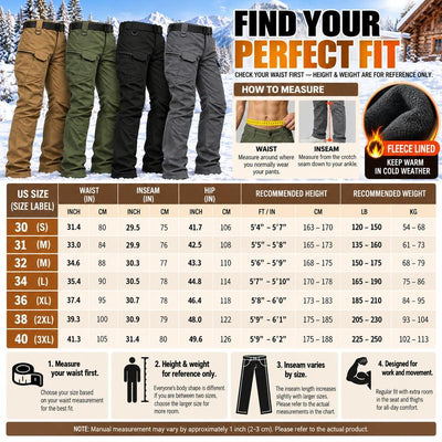 Azüria ColdShift - Fleece-Lined Cargo Pants