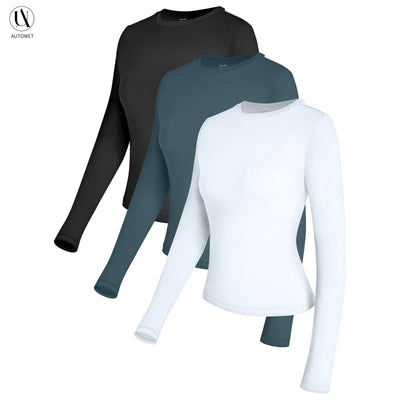 Azüria Long Sleeve Crop Tee 3-Pack