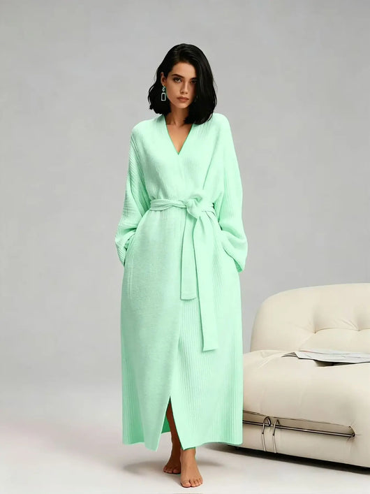 Azuria Plush Double-Sided Fleece Robe