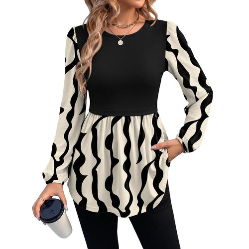 Women’s Fall Babydoll Blouse