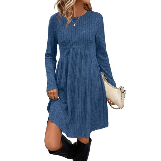 Women’s Ribbed Knit Sweater Dress
