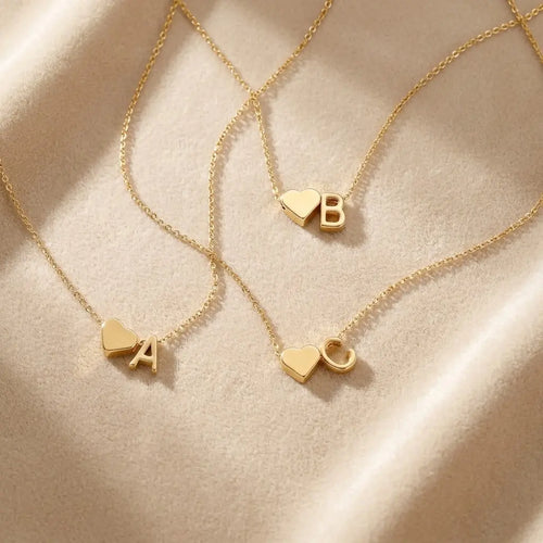 Azüria Dainty Initial Necklace
