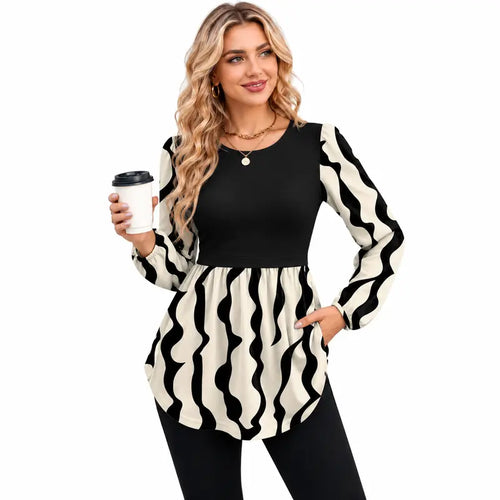 Women’s Fall Babydoll Blouse