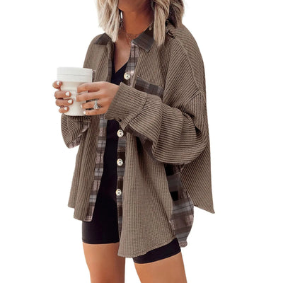 Azüria Waffle Knit Shacket