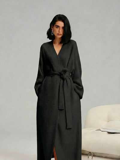 Azuria Plush Double-Sided Fleece Robe