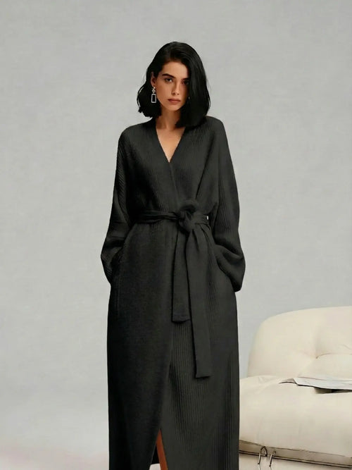 Azuria Plush Double-Sided Fleece Robe