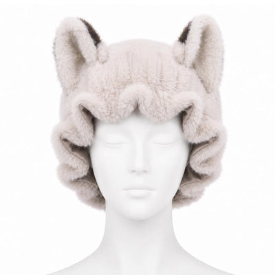 Azüria Teddy Ear Satin Bonnet
