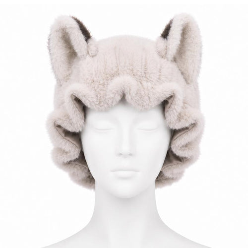 Azüria Teddy Ear Satin Bonnet