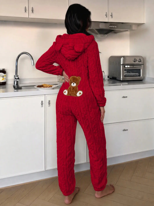 Azüria Plush Teddy Hooded Onesie