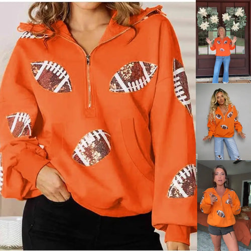 Azuria Women's Oversized Game Day Hoodie