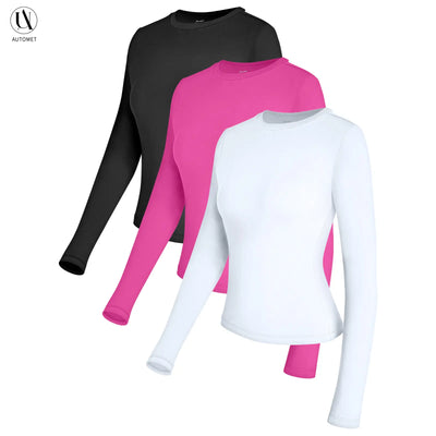 Azüria Long Sleeve Crop Tee 3-Pack