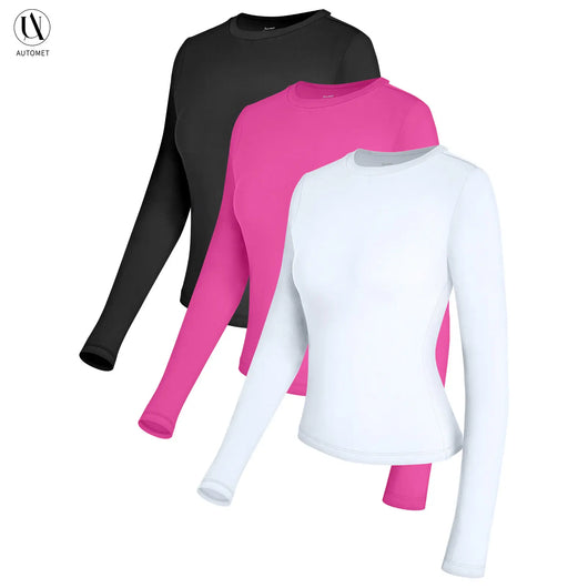 Azüria Long Sleeve Crop Tee 3-Pack