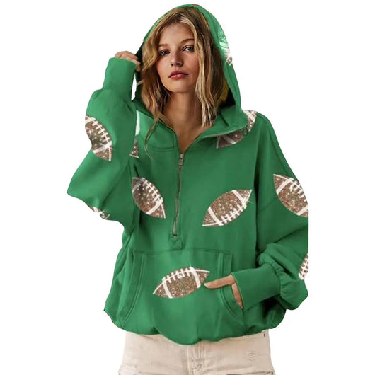 Azuria Women's Oversized Game Day Hoodie
