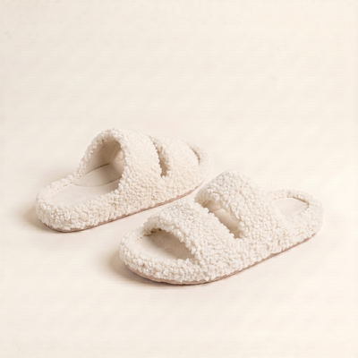 Fuzzy Sandal Slippers