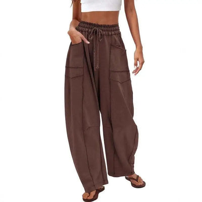 Azüria High-Waisted Barrel Pants