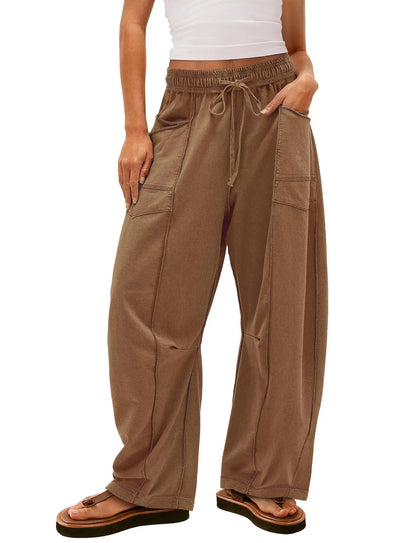Azüria High-Waisted Barrel Pants