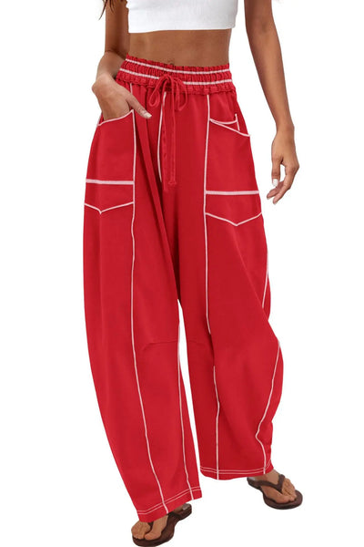 Azüria High-Waisted Barrel Pants