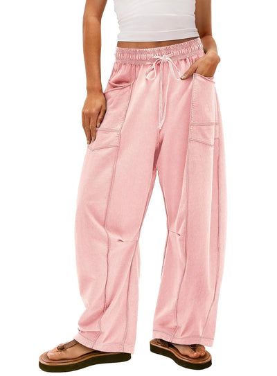 Azüria High-Waisted Barrel Pants