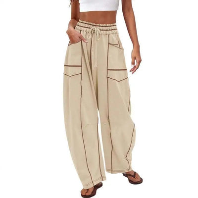 Azüria High-Waisted Barrel Pants