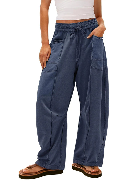 Azüria High-Waisted Barrel Pants
