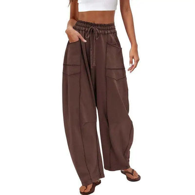 Azüria High-Waisted Barrel Pants