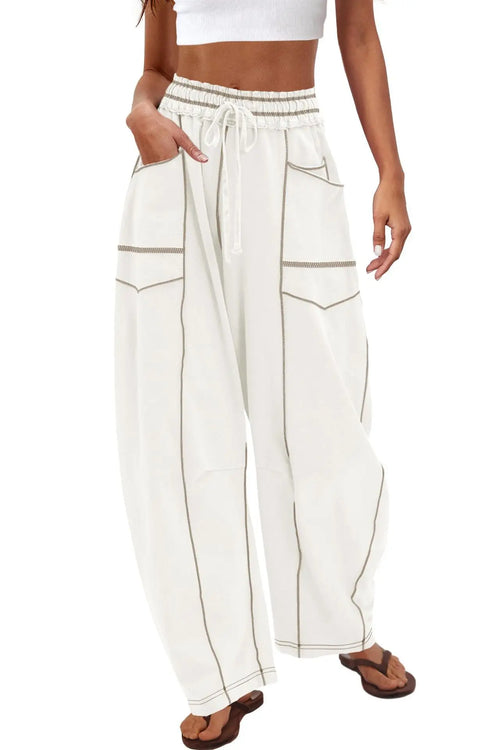 Azüria High-Waisted Barrel Pants