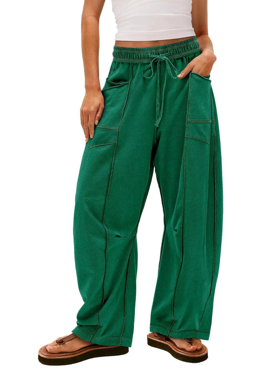 Azüria High-Waisted Barrel Pants
