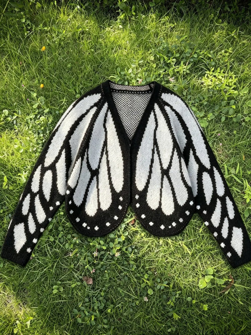 Azuria Butterfly Wings Knit Cardigan